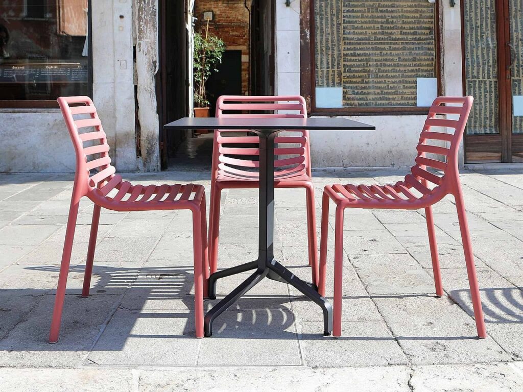 sedia in resina e fibra di vetro doga ND bistrot